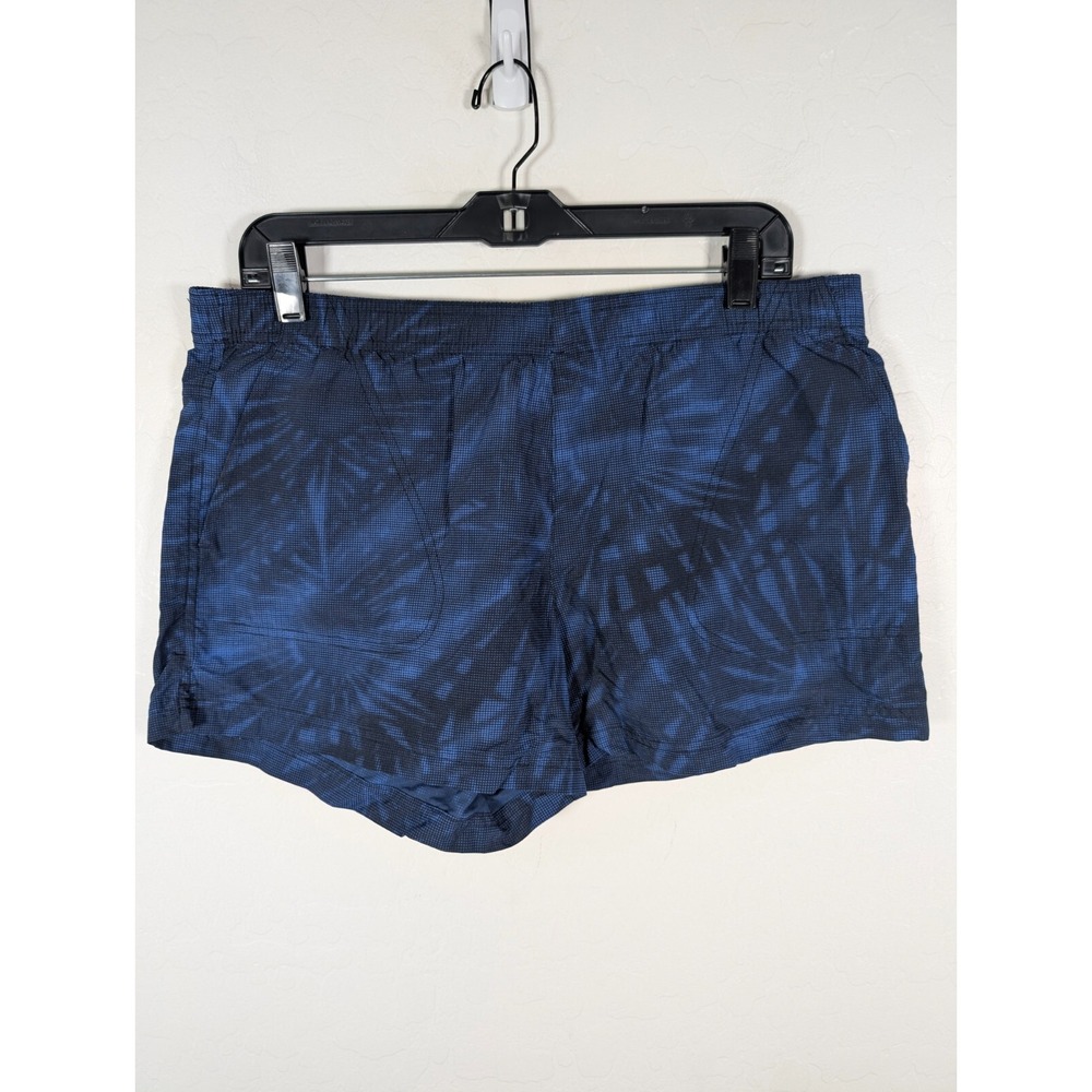 Columbia Shorts Women's Large Blue‎ Sandy River II Printed 3" Inseam AL1418-879